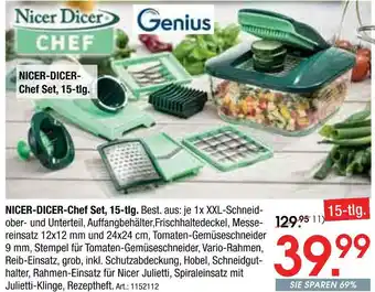 Zurbrüggen Genius nicer-dicer-chef set Angebot