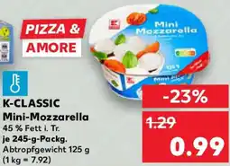 Kaufland K-CLASSIC Mini-Mozzarella Angebot