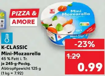 Kaufland K-CLASSIC Mini-Mozzarella Angebot