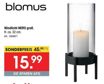 Zurbrüggen Blomus windlicht nero Angebot