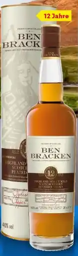 Lidl Ben Bracken Highland Single Malt Scotch Whisky Peated & Smokey Angebot
