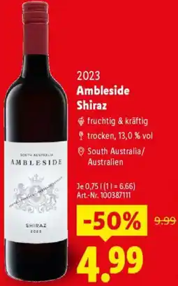 Lidl 2023 Ambleside Shiraz Angebot