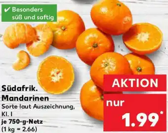 Kaufland Südafrik. Mandarinen Angebot