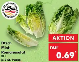 Kaufland Dtsch. Mini Romanasalat Angebot