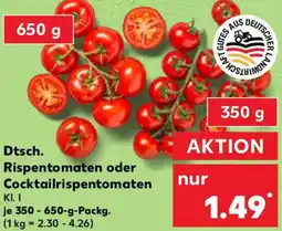 Kaufland Dtsch. Rispentomaten oder Cocktailrispentomaten Angebot