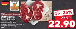 Kaufland K-WERTSCHÄTZE Rinder-Entrecôte Angebot
