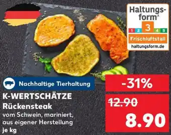 Kaufland K-WERTSCHÄTZE Rückensteak Angebot