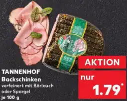 Kaufland TANNENHOF Backschinken Angebot
