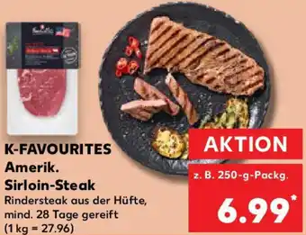 Kaufland K-FAVOURITES Amerik. Sirloin-Steak Angebot