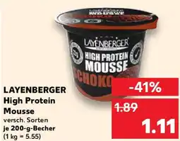Kaufland LAYENBERGER High Protein Mousse Angebot