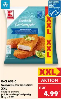 Kaufland K-CLASSIC Seelachs-Portionsfilet XXL Angebot