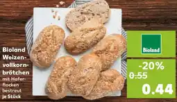 Kaufland Bioland Weizenvollkornbrötchen Angebot