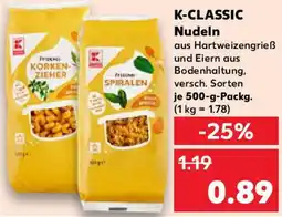 Kaufland K-CLASSIC Nudeln Angebot