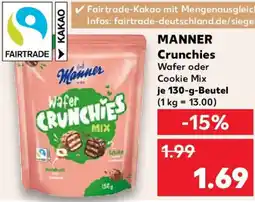 Kaufland MANNER Crunchies Angebot