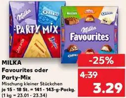 Kaufland MILKA Favourites oder Party-Mix Angebot
