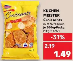 Kaufland KUCHENMEISTER Croissants Angebot