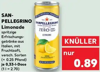 Kaufland SAN PELLEGRINO Limonade Angebot