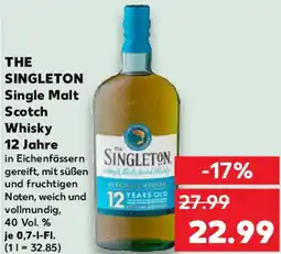 Kaufland THE SINGLETON Single Malt Scotch Whisky 12 Jahre Angebot