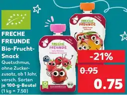 Kaufland FRECHE FREUNDE Bio-Frucht Snack Angebot
