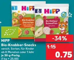 Kaufland HIPP Bio-Knabber-Snacks Angebot