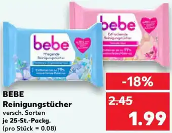 Kaufland BEBE Reinigungstücher Angebot