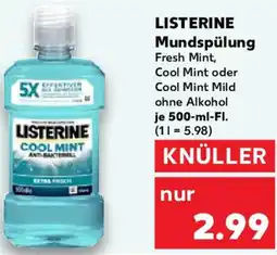 Kaufland LISTERINE Mundspülung Angebot