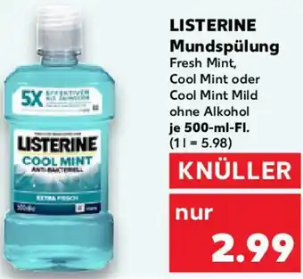 Kaufland LISTERINE Mundspülung Angebot