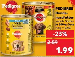 Kaufland PEDIGREE Hundenassfutter Angebot