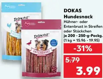 Kaufland DOKAS Hundesnack Angebot