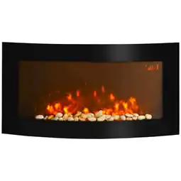 Netto Marken-Discount HOMCOM Elektrokamin Metall, Sicherheitsglas Angebot