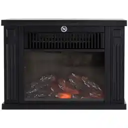 Netto Marken-Discount HOMCOM Elektrokamin Sicherheitsglas, Kunststoff Angebot