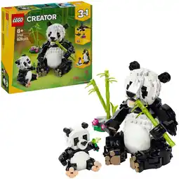 Netto Marken-Discount LEGO Konstruktionsspielzeug Creator 3-in-1 Wilde Tiere: Pandafamilie Angebot
