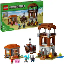 Netto Marken-Discount LEGO Konstruktionsspielzeug Minecraft Ein Verwüster am Plünderer-Außenposten Angebot
