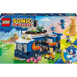 Netto Marken-Discount LEGO Konstruktionsspielzeug Sonic the Hedgehog Team Sonics Kommando-Truck Angebot