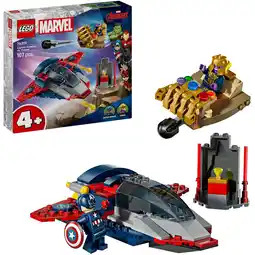 Netto Marken-Discount LEGO Konstruktionsspielzeug Marvel Super Heroes Captain America vs. Thanos Angebot