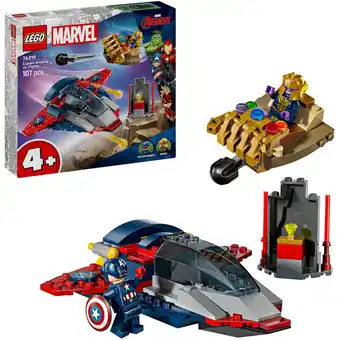 Netto Marken-Discount LEGO Konstruktionsspielzeug Marvel Super Heroes Captain America vs. Thanos Angebot