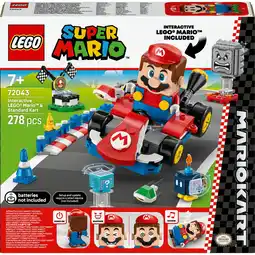 Netto Marken-Discount LEGO Konstruktionsspielzeug Super Mario - Mario Kart: Interaktiver LEGO Mario & Standard-Kart Angebot