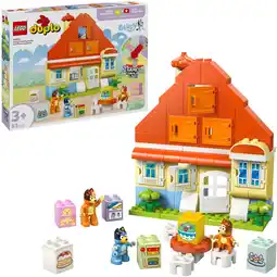 Netto Marken-Discount LEGO Konstruktionsspielzeug DUPLO Bluey Blueys Familienhaus mit Memory-Spiel Angebot