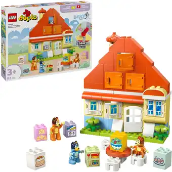 Netto Marken-Discount LEGO Konstruktionsspielzeug DUPLO Bluey Blueys Familienhaus mit Memory-Spiel Angebot