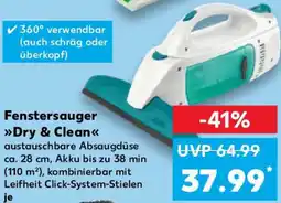 Kaufland LEIFHEIT Fenstersauger Dry & Clean Angebot