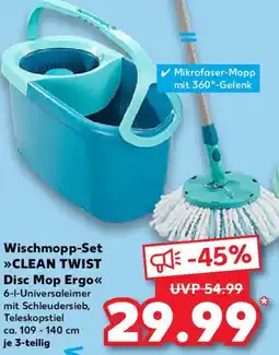 Kaufland LEIFHEIT Wischmopp-Set CLEAN TWIST Disc Mop Ergo Angebot