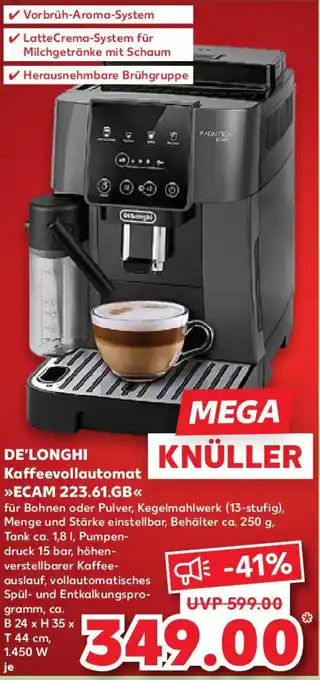 Kaufland DE'LONGHI Kaffeevollautomat ECAM 223.61.GB Angebot