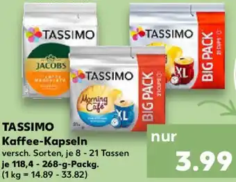 Kaufland TASSIMO Kaffee-Kapseln Angebot
