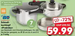 Kaufland ELO Schnellkochtopf Praktika Angebot