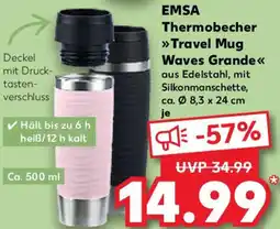 Kaufland EMSA Thermobecher Travel Mug Waves Grande Angebot