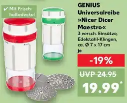 Kaufland GENIUS Universalreibe Nicer Dicer Maestro Angebot