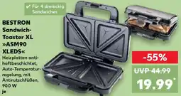 Kaufland BESTRON Sandwich Toaster XL ASM90 XLEDS Angebot