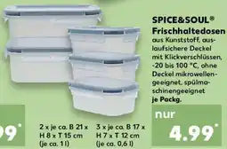 Kaufland SPICE&SOUL Frischhaltedosen Angebot