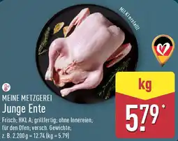 Aldi Nord MEINE METZGEREI Junge Ente Angebot