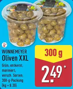Aldi Nord WONNEMEYER Oliven XXL Angebot